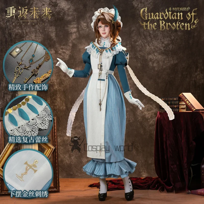 

New Game Reverse:1999 Kakania Cosplay Costume Klara Wingler Uniform Hallowen Carnival Party PlayRole Women Clothes