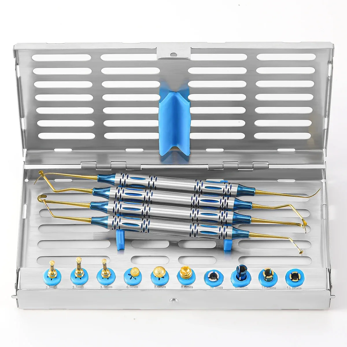 Dental Maxillary Sinus Lift Tool Set Diamond Grinding Head Stop Ring Oral Implant Instrument