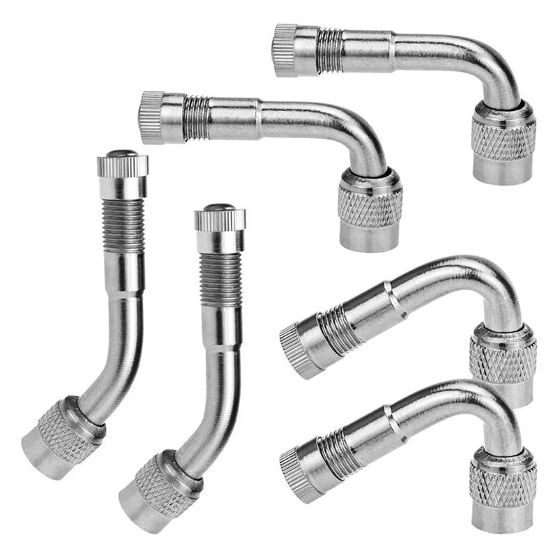 A89E-6-Pack Valve Stem Extenders, 45 Degree 90 Degree 135 Degree