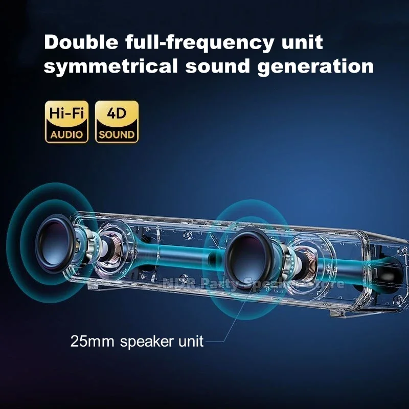 Barra de sonido Multimedia, altavoces inalámbricos Bluetooth, altavoz de 2 modos, Audio de ordenador, sonido alto, USB, con cable, altavoz Esports de escritorio