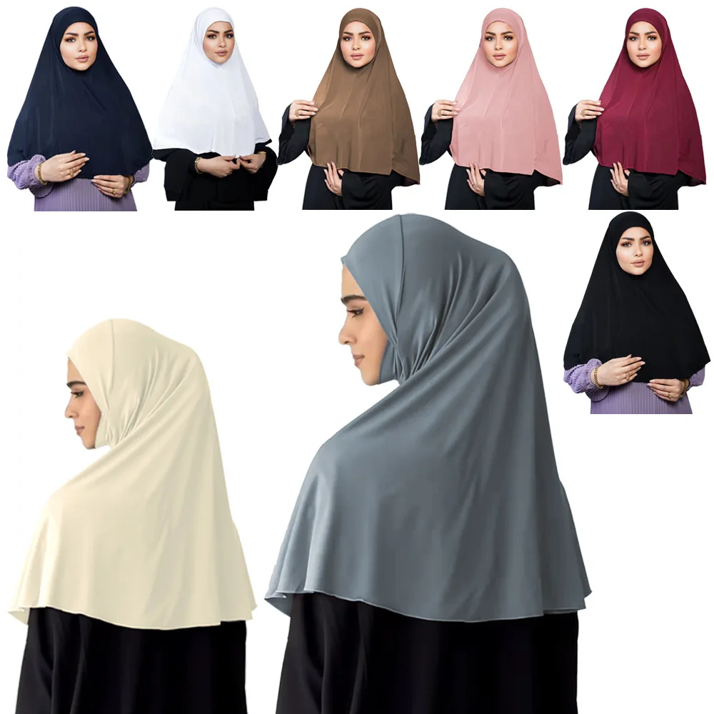 

Jersey Amira Underscarf Turban Plain Muslim Hijab Instant Scarf Women Islam Pray Hijabs Ramadan Niqab Head Wrap Nikab Headwear