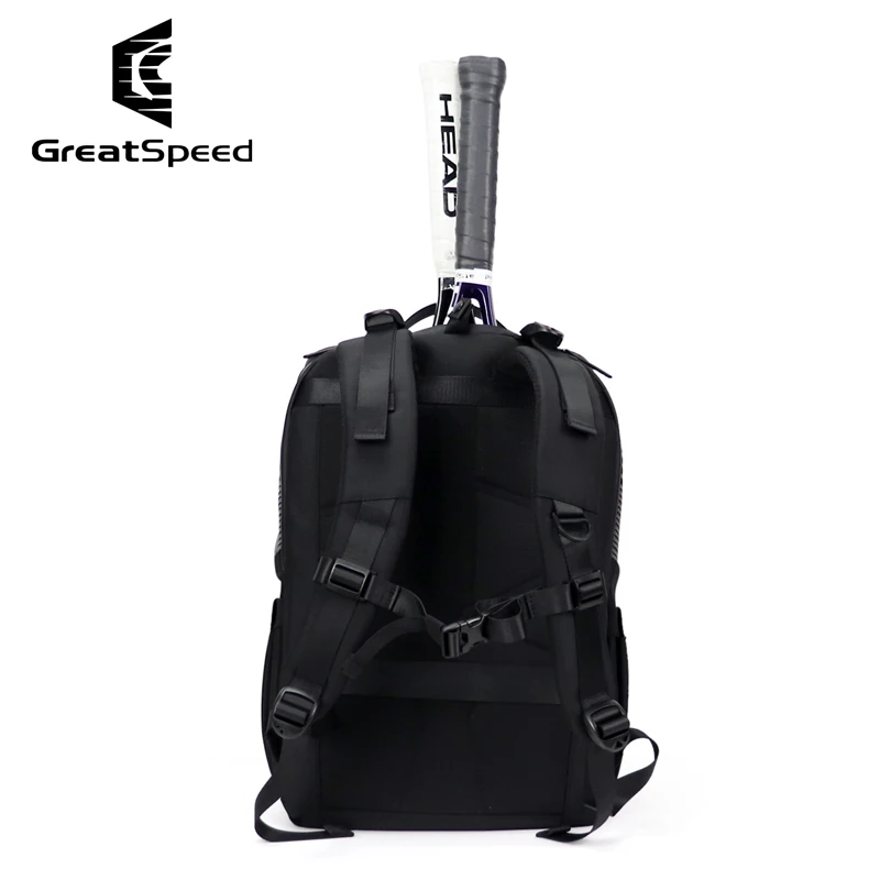 GreatSpeed Tennis Racquet Backpack Men Women 2R Squash Badminton Pickleball Padel Tennis Bag Portable Tennis Sporting Backpack