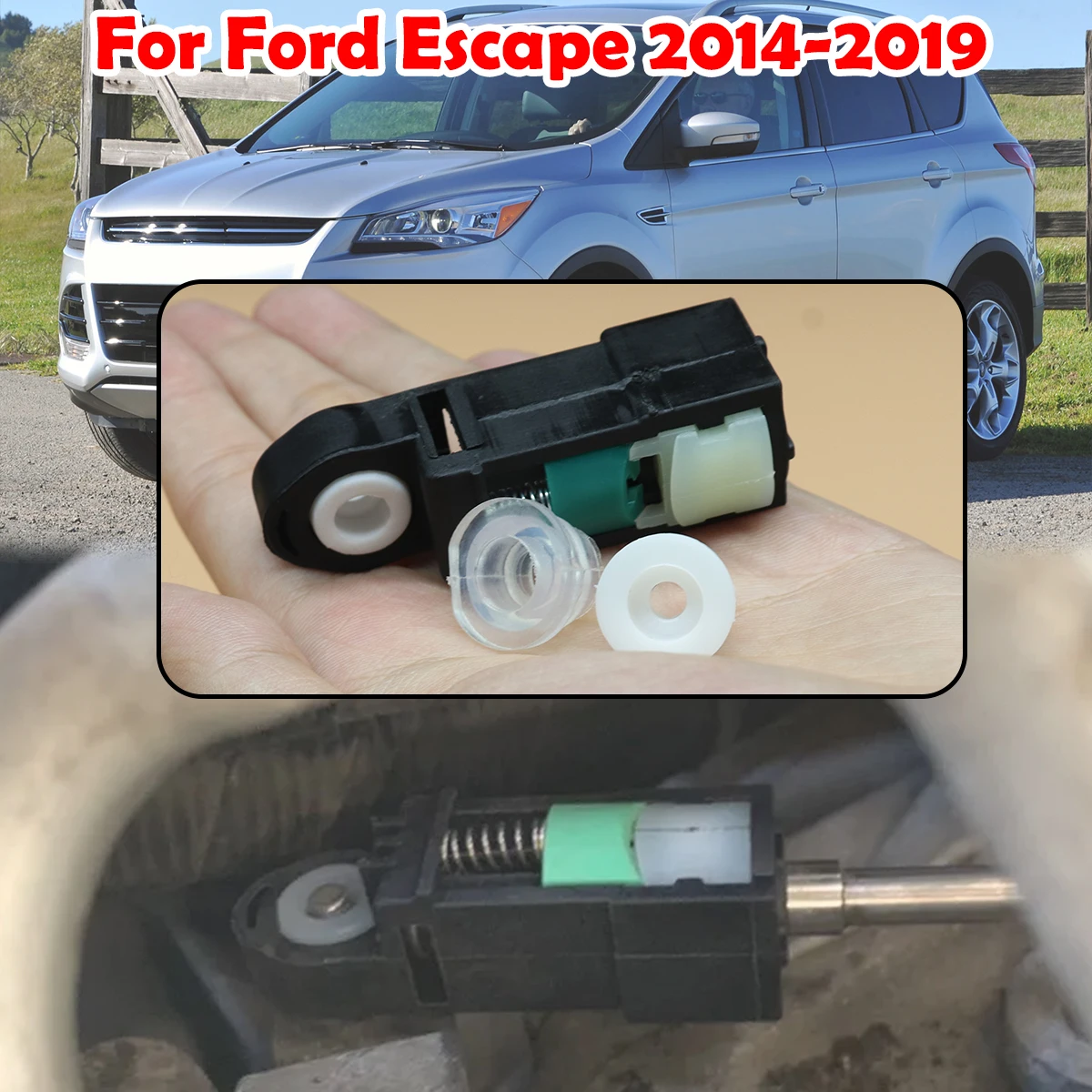 

For Ford Escape 2014 2015- 2019 Automatic Shifter Cable Bushing Gear End Connector Fix Sleeve Grommet Repair Kit Car Accessories