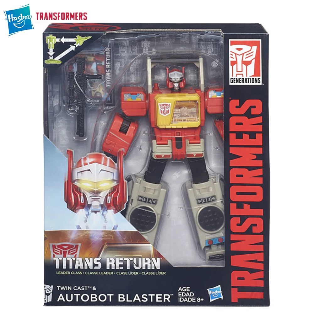 

[In-Stock] Hasbro Transformers Titans Return Autobot Blaster & Twin Cast 21cm Leader Class Collectible Action Figure Model Toys