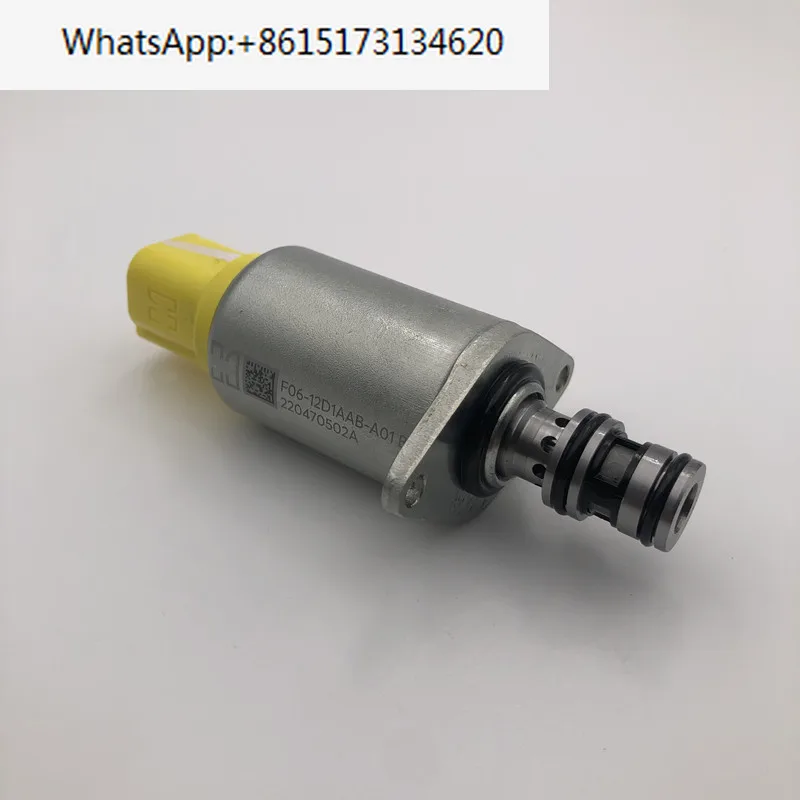 

Excavator accessories 60/75/80 pilot safety lock proportional solenoid valve F06-12D1AAB-A01B