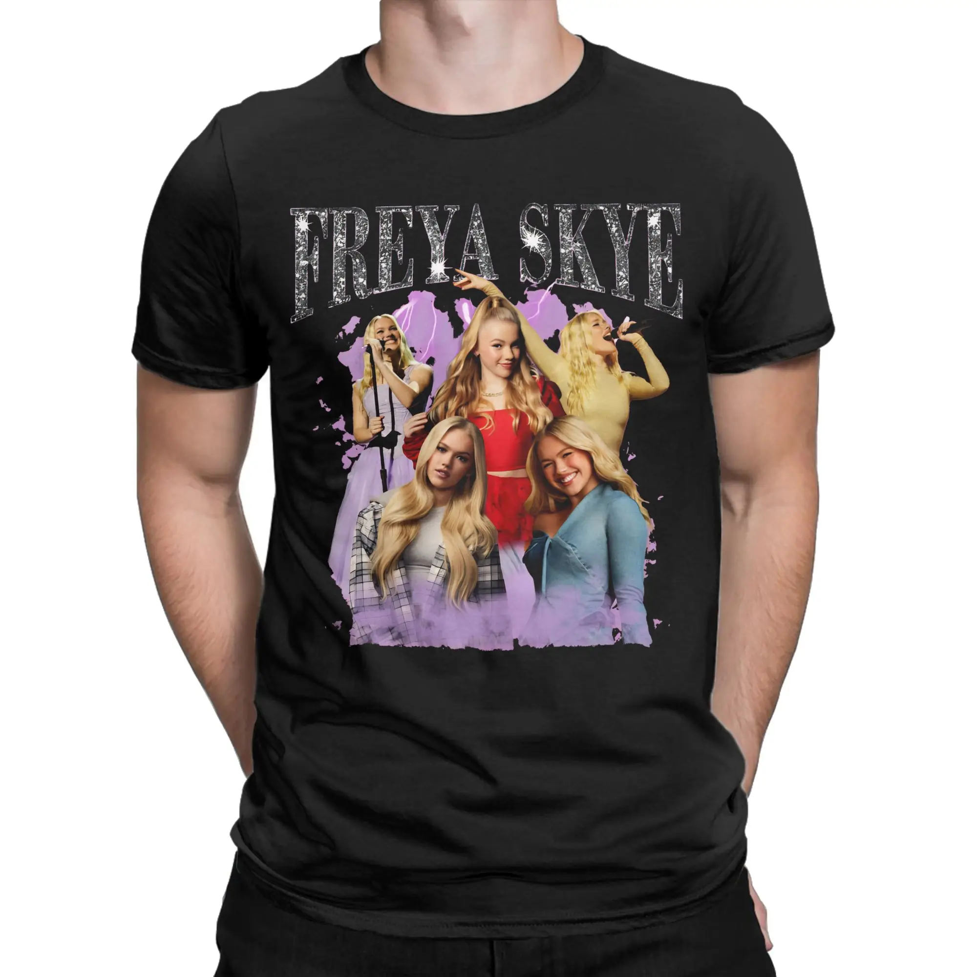 FREYA SKYE  T Shirts for Men Women Pure Cotton Unique T-Shirts Crew Neck Retro Style Shirt Short Sleeve Clothing Birthday Gift