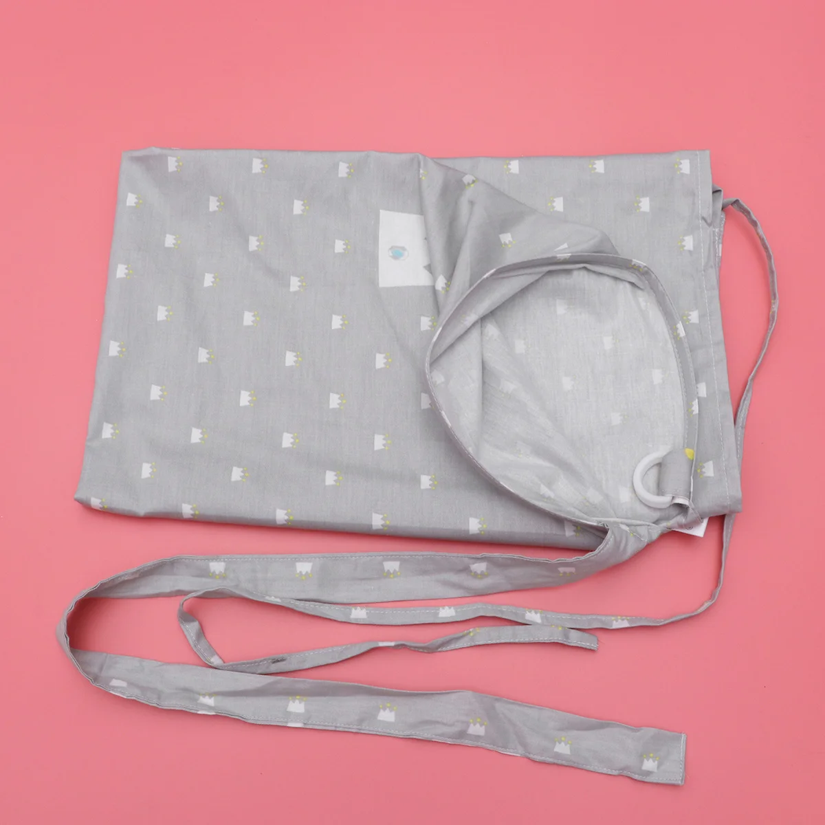 

Чехол для кормления с серым короной, хлопковый дышащий легкий уличный плащ для кормления грудью, товары для беременных