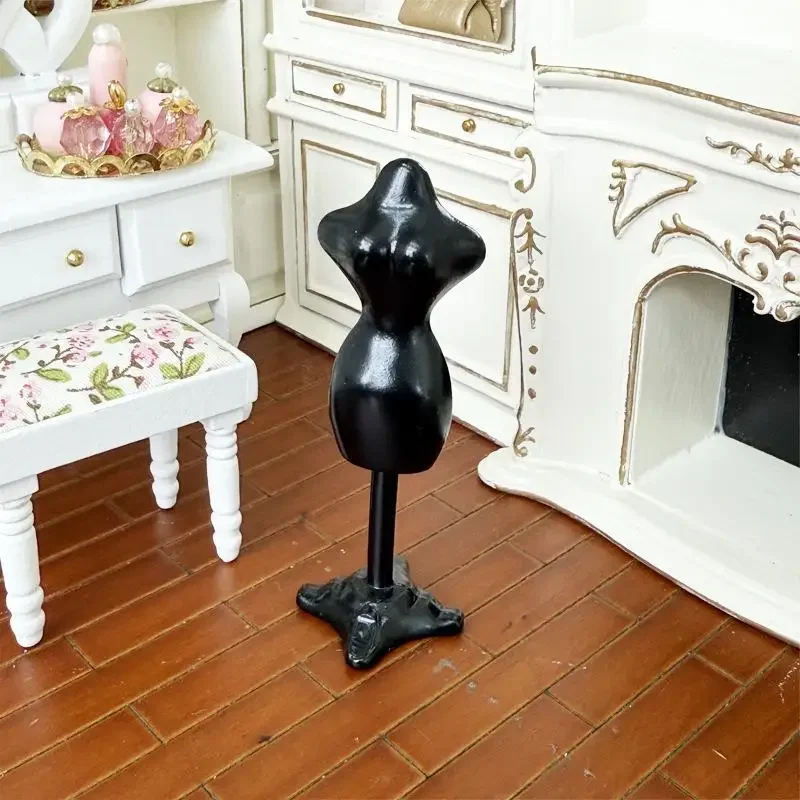 Maniquí en miniatura para casa de muñecas 1:12, modelo de soporte, accesorios de escena de costura, microadornos para paisajismo, juguetes para juego de imitación para niños, regalos