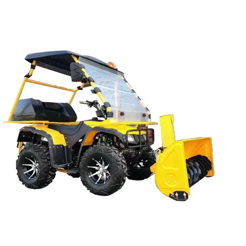 

Full Gear 15p Snow Plow Road School Community Small Electric Hand Push Brush Snow Plow