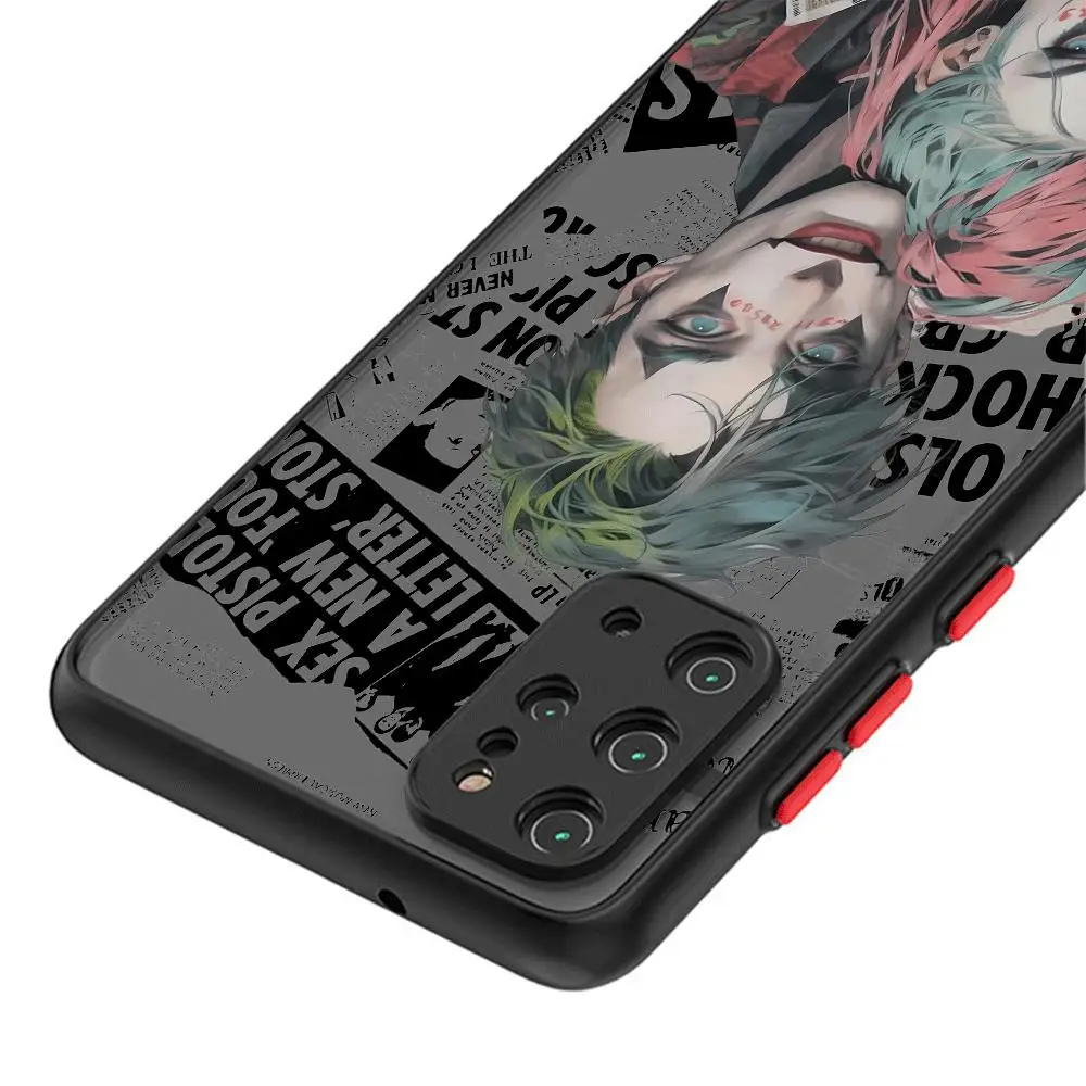 J-Joker Harley Quinn lovers Phone Case for Samsung Galaxy A54 A52 A14 A53 A13 A12 A23 A50 4G A31 A70 A33 A70s 5G Armor Cover