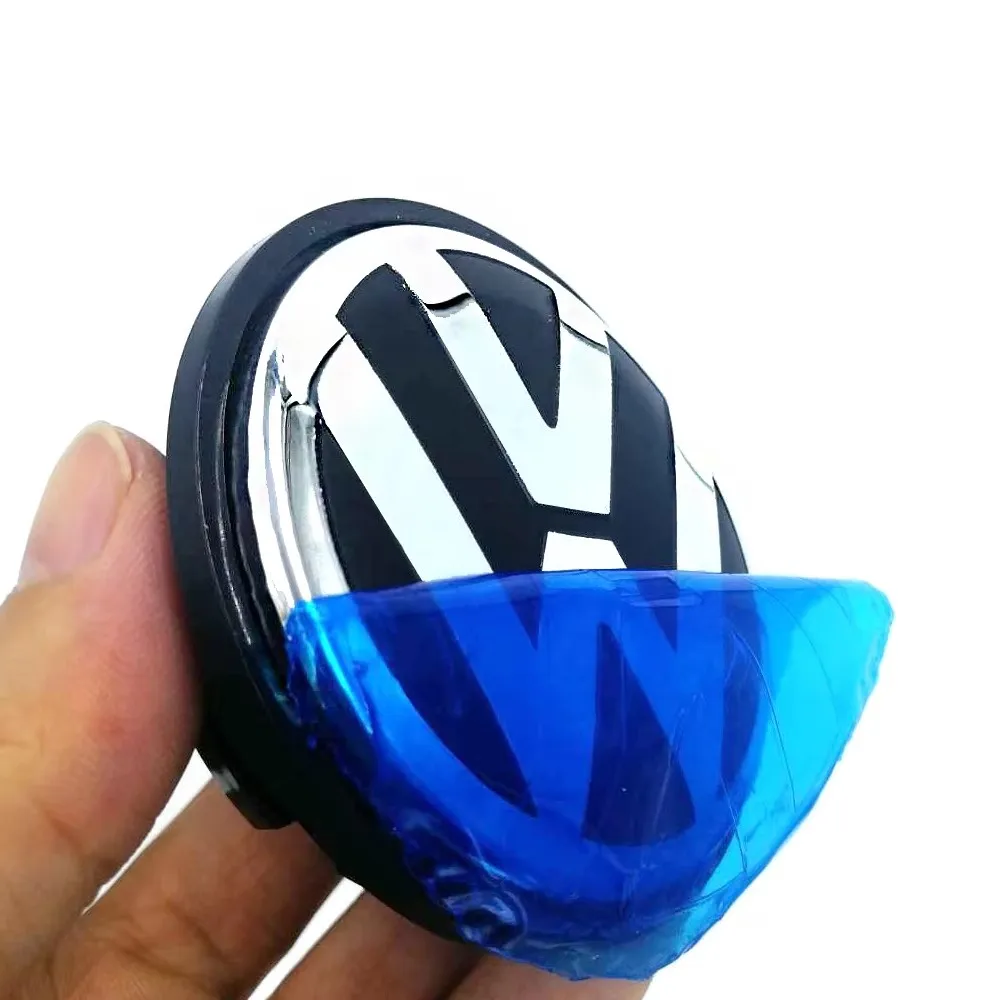 4pcs 55mm 56mm 65mm 70mm 76 Car Wheel Center Caps Hubcap Cover for Volkswagen Vw MK5 Golf Passat styling 3B7601171 1J0601171 view 5