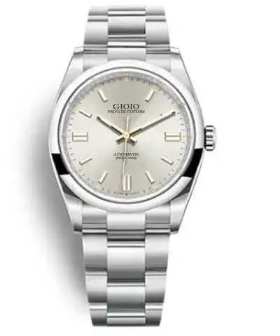 

Новые автоматические механические часы мужские женские женские браслет из нержавеющей стали небесно-голубой черный