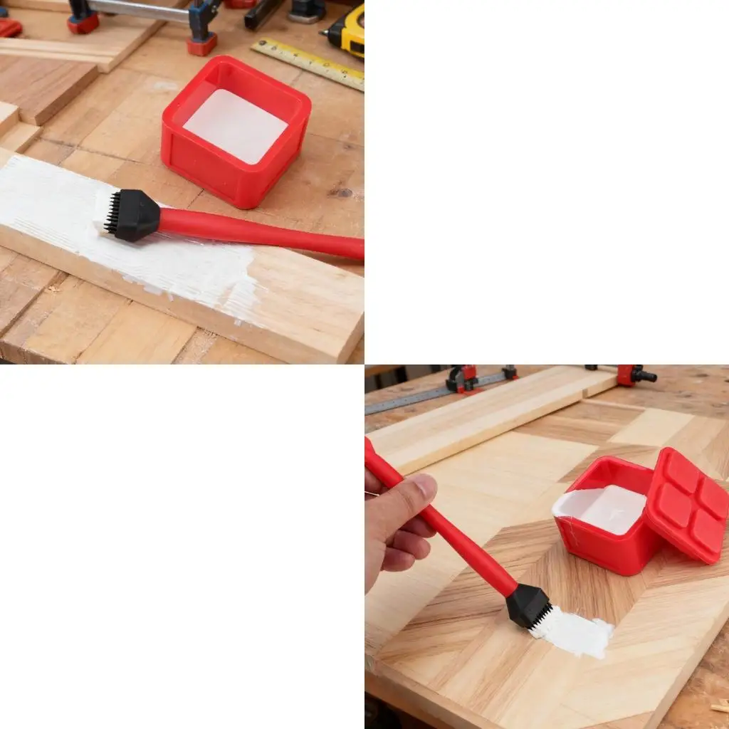

Silicone Glues Storage Case Woodworking Glues Applicator Sealable Lid Glues