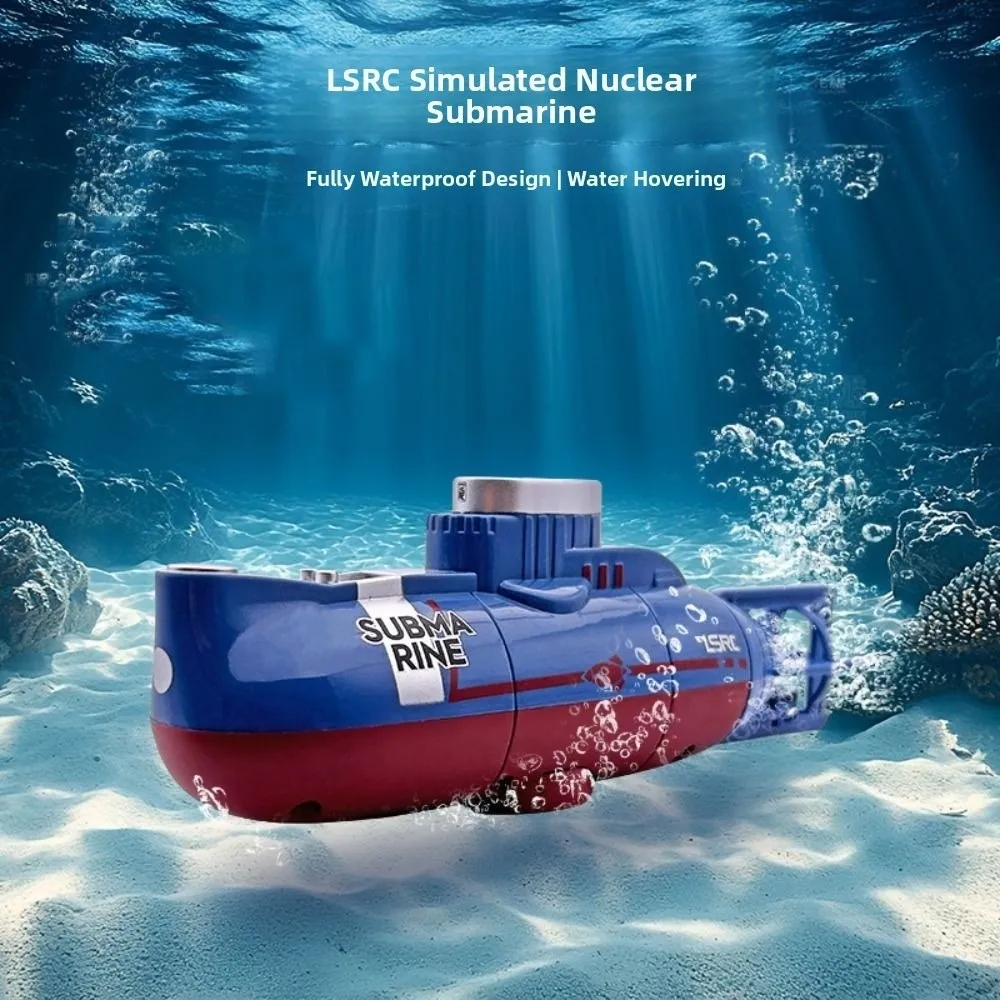Modelo de simulação mini rc submarino à prova dwaterproof água uso ao ar livre barco controle remoto 0.1 m/s velocidade mini tamanho brinquedos mergulho à prova dwaterproof água
