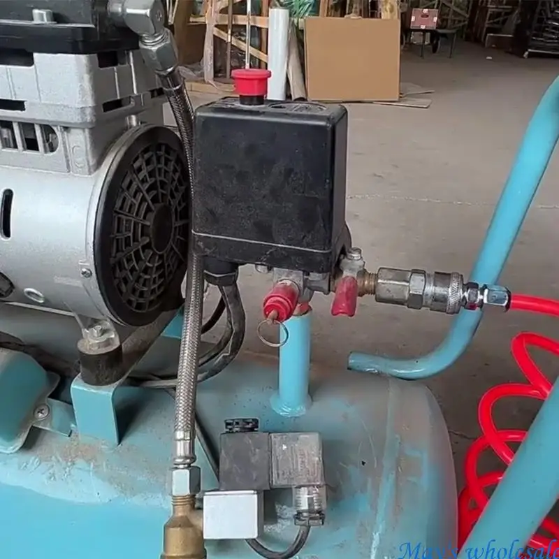 Longevity Optimizes Pressure Assembly 0.6 to 0.8MPa Steel Brass Component Double Display Pressure Control Valves set 448A