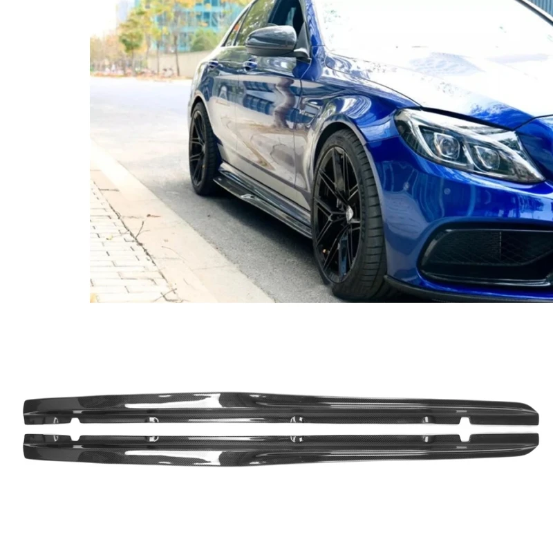 

STLFCarbon Fiber PSM Style Side Skirts for Mercedes Benz C Class W205 Sports 2-Door 2015-2018 W205 Side Skirts