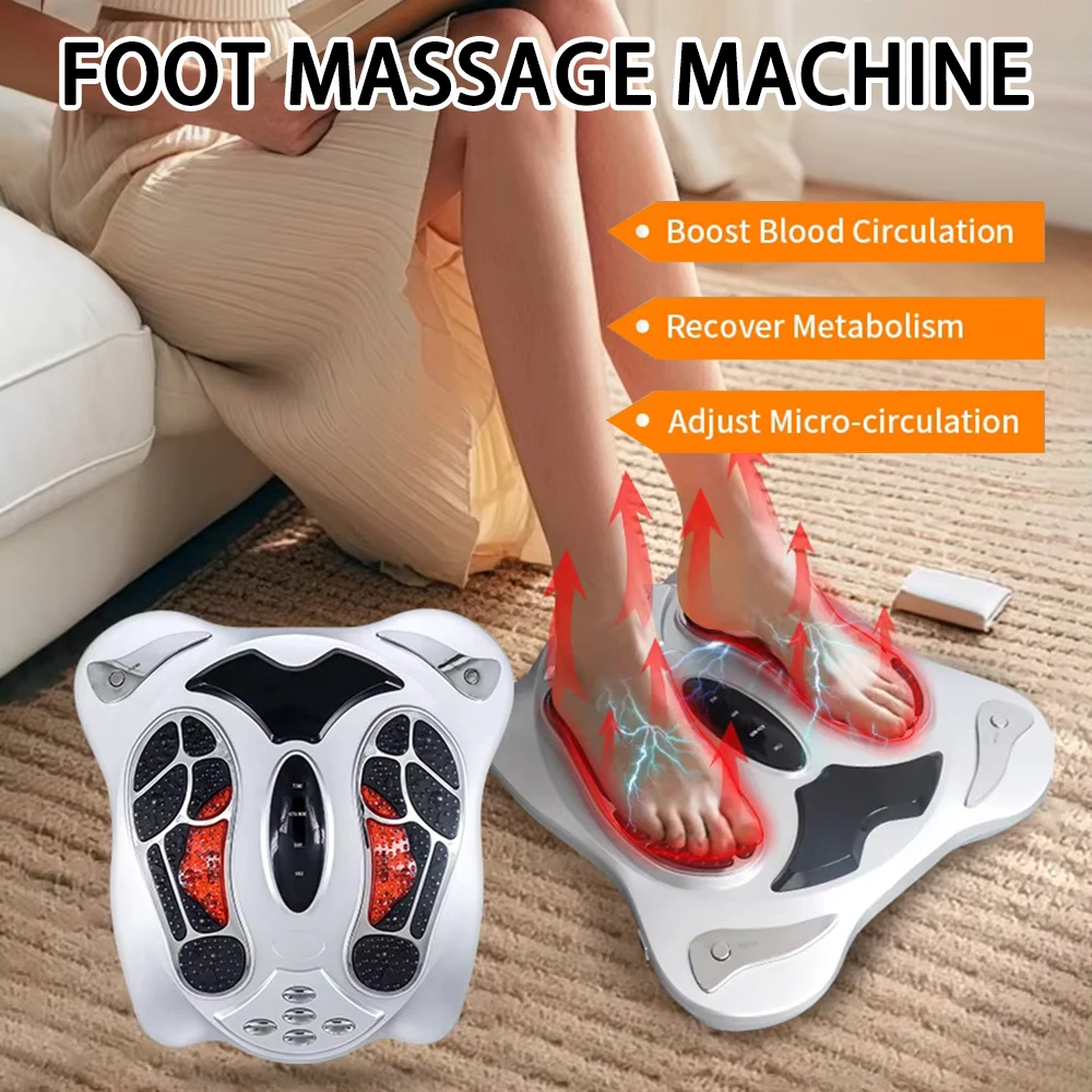 

Foot Massage Heater Machine Ultrasonic Electric Ems Foot Massager Machine with Heat /EU Plug