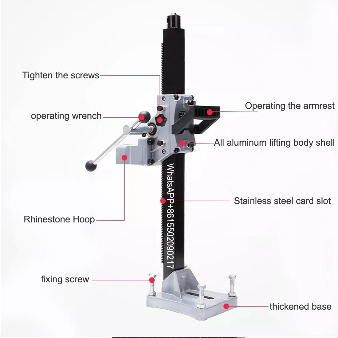 Water rig bracket DW1-170 water rig bracket desktop water rig bracket pump extension rod