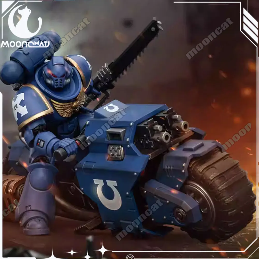 

Joytoy 1/18 Space Marines Anime Figure Ultramarines Outriders Action Figurine Brother Catonus Models Doll Outriders Statue Toys