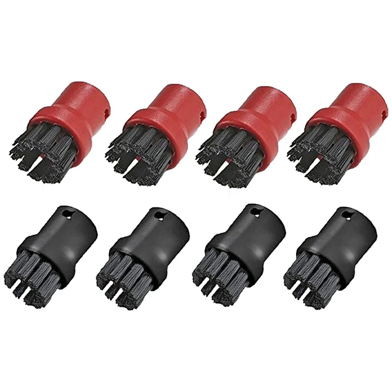 

ABQR 8 Pack of Hand Tool Nozzle Bristle Brushes for SC1 SC2 SC3 SC4 SC5 SC7 Premium Steam Cleaner