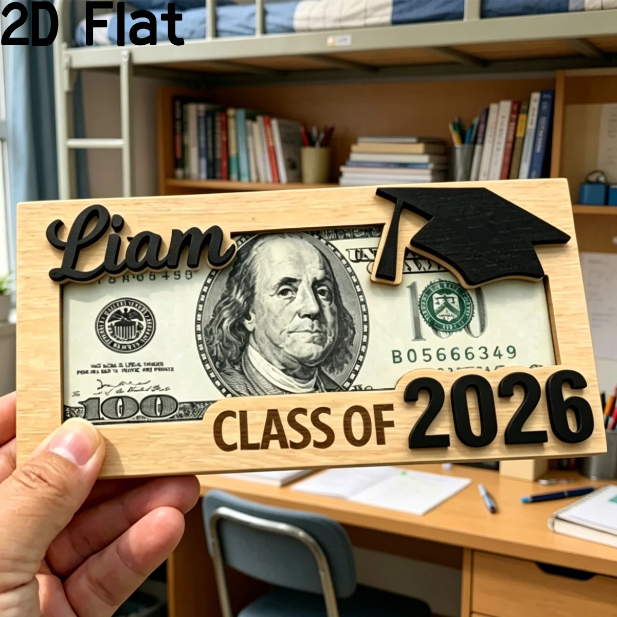 Custom Wooden Wallet/Photo Holder Sign,Party Decor,Home Decor,Plaques,Photo Props,DIY Paintable,Valentines,Christmas,Name Sign