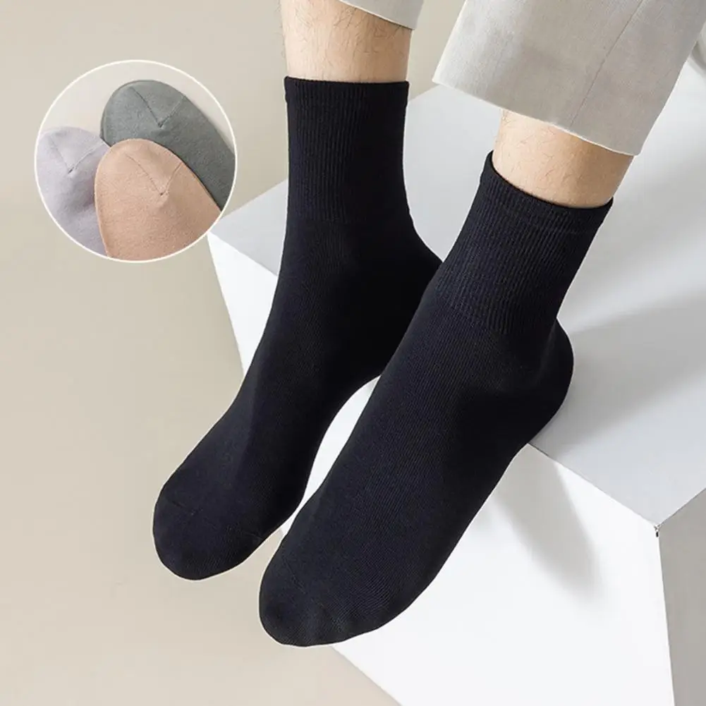 No Odor Cotton Socks High Elasticity Anti-slip Breathable Sports Socks for Men Women Lightweight Quick Dry Cotton Athletic Socks