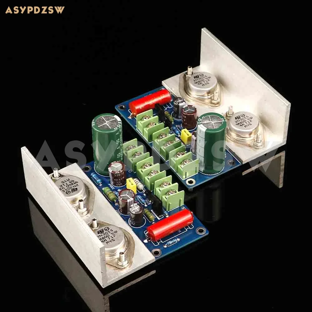 LJM 2N3055 Ver HOOD JLH1969 Stereo Simple Class A power amplifier DIY Kit/Finished board 10W