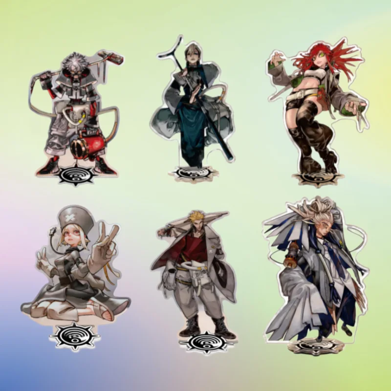 

15Cm Anime Cartoon Acrylic Standee Plates for GACHIAKUTA Rudo Engine Ryou Amo Creative Peripheral Desktop Standing Decoration