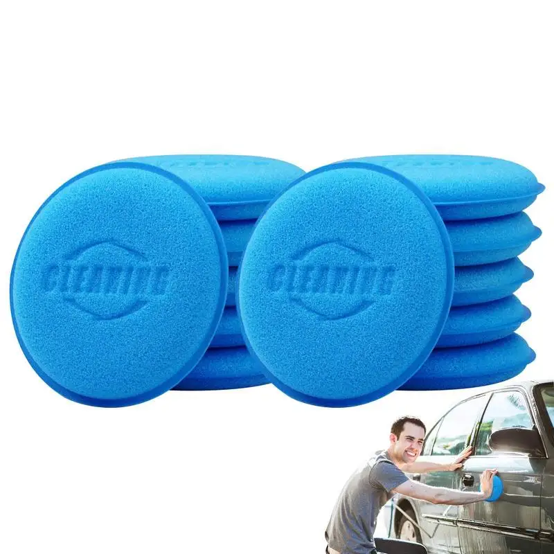 Car Waxing Polish Wax Foam Sponge Applicator Pads Hand Cleaning Sponge Clean Washer Washing Tool Car Care Detailing Tools Kit