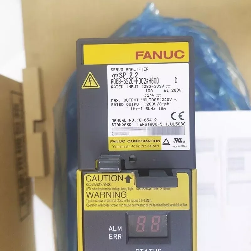 A06B-6220-H002 Fanuc Servo Drive Power Supply Module Tested Ok A06B 6220 H002