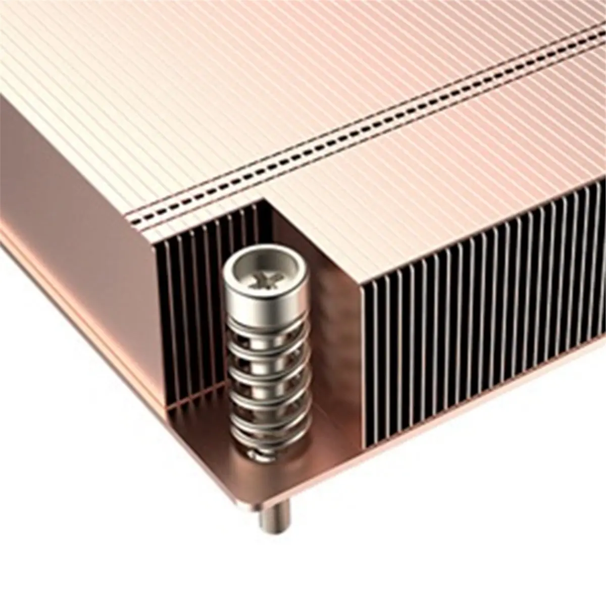 618 Mega Sale New 1U Passive Fanless CPU Cooler for LGA1700 Socket, 78x78mm, 200W for TDP Heat Sink for Server PC