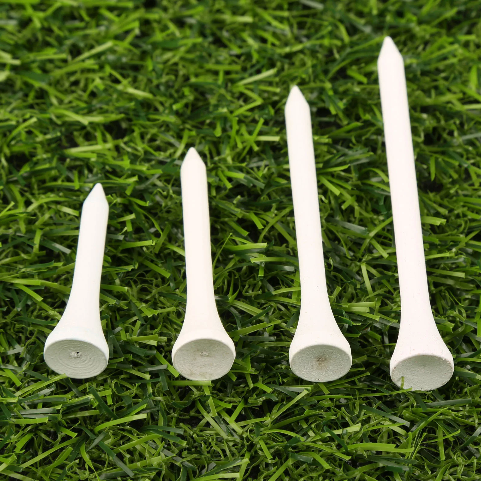 100pcs/lot Wooden Golf Tees 42/54/70/83mm White Golf Ball Maple Wood Tees Outdoor Sports Training Golf Durable Accessories