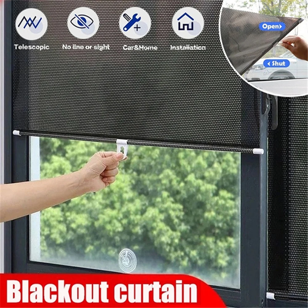 Ventosas retráctiles automáticas para cortinas parasol, dormitorios, salas de estar, cocinas, balcones, persianas enrollables