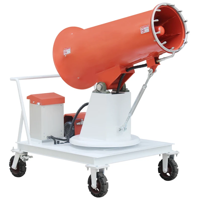 Metal Mist Spray Pump Remote Control Mobile Fog Cannon Machine Fast Delivery 50m Steel Sprayers Water Mist Cooling System Pump
