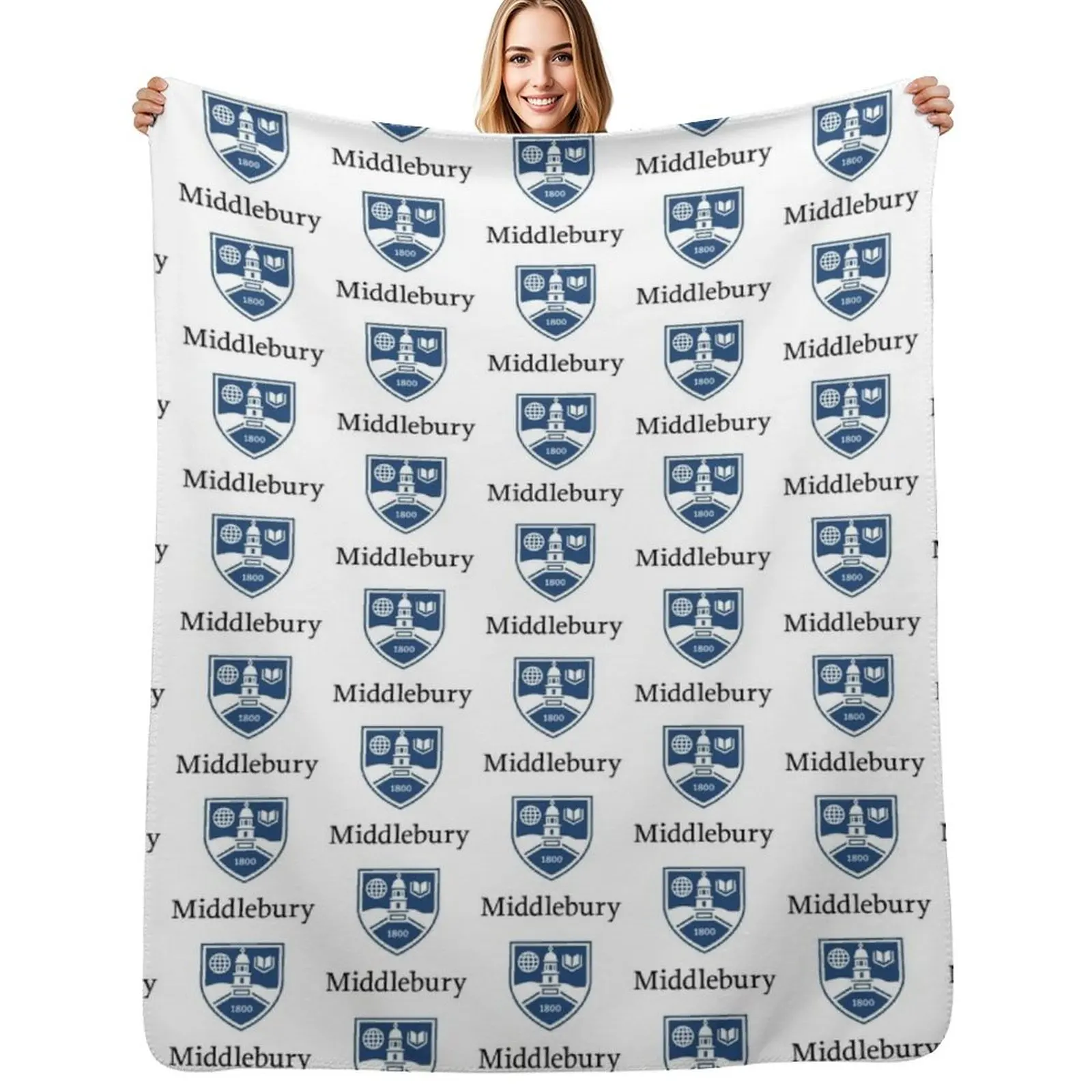 

Middlebury College Throw Blanket Warm Comfortable Blanket Gift for Parents Friends