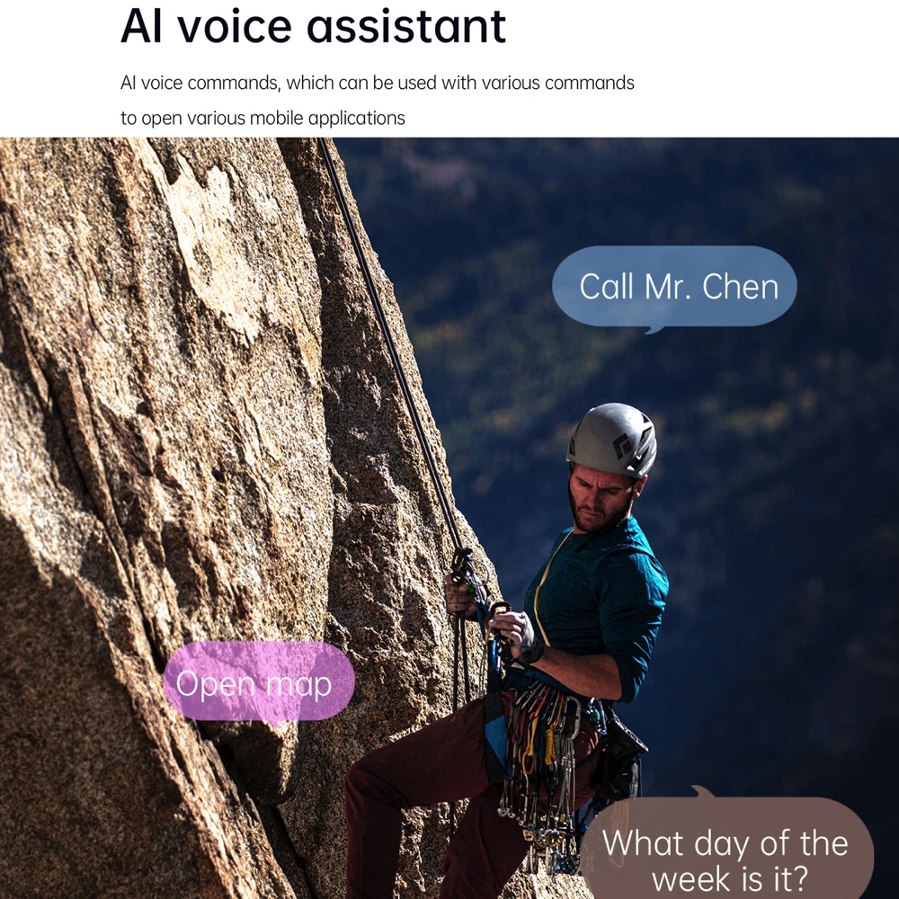 2025 ใหม่ผู้ชายกีฬากลางแจ้ง 1.43 "AMOLED สมาร์ทนาฬิกาฟันสีฟ้า Call NFC Heart Rate กันน้ํา 410mAh Voice Assistant smartwatch