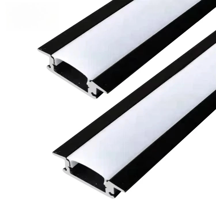 Wide Mirror White Light Bar Round Light Emitting Diode Profile for Bar Gypsum Ceiling Flat Channel Aluminum Alloy Material
