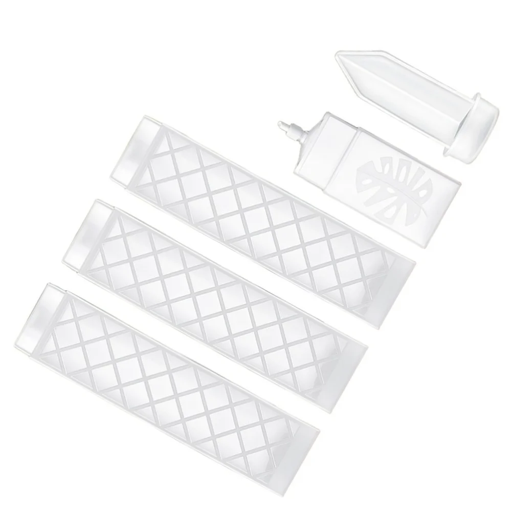 Plastic Moss Pole Kit with Dripper and Fasteners for Monstera Support For Indoor Vertical Growing System White