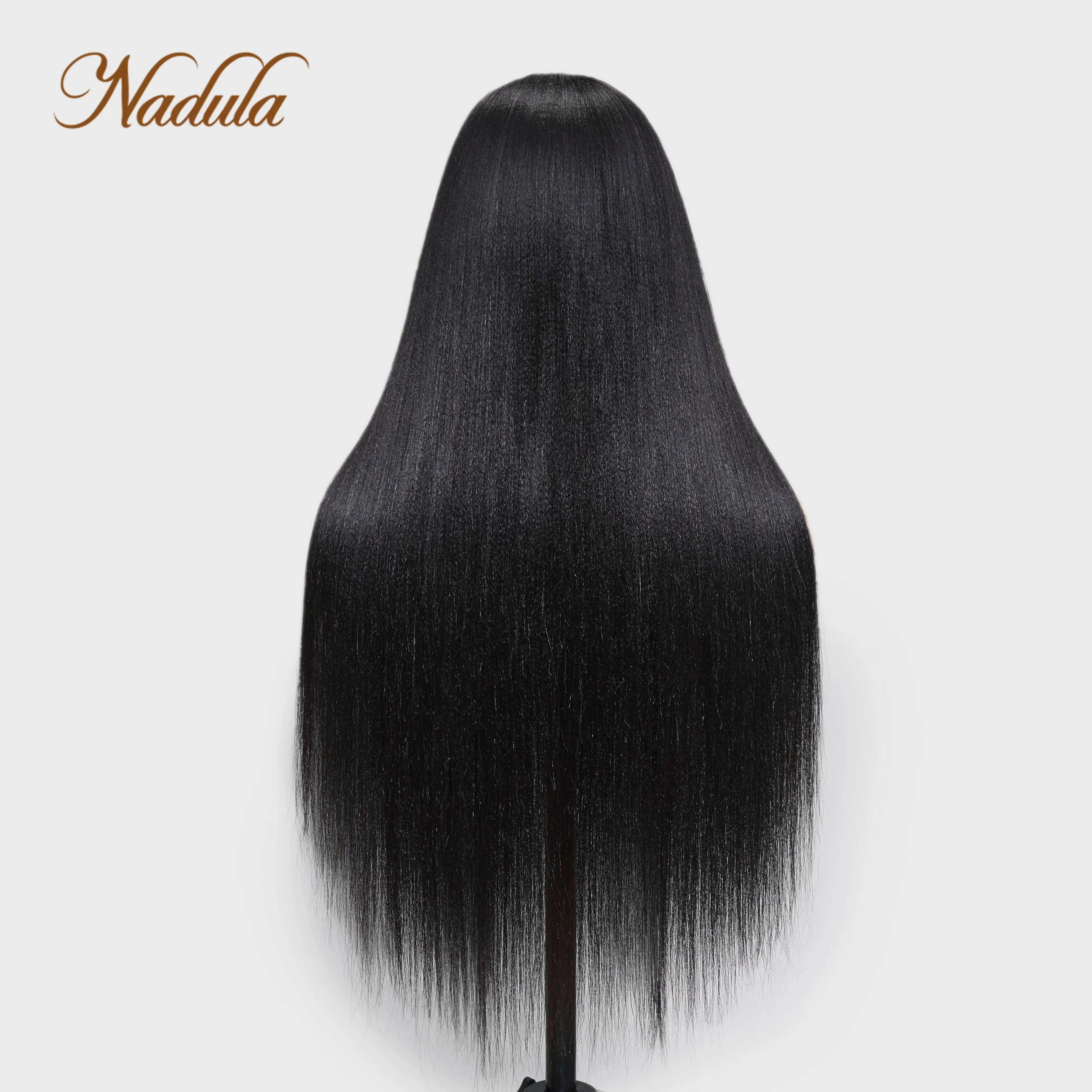 Nadula Hair V Part Wig Human Hair Wigs Affordable Yaki Straight Human Hair Wigs Super Natural V Part 0 Skill Needed Wig