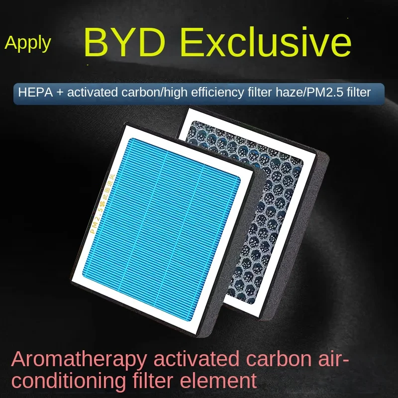 

BYD Aromatherapy Air Conditioning Filter Compatible with Song Plus Han Dolphin Tang DMi Yuan EV Qin Pro Seal Gull Max Grid