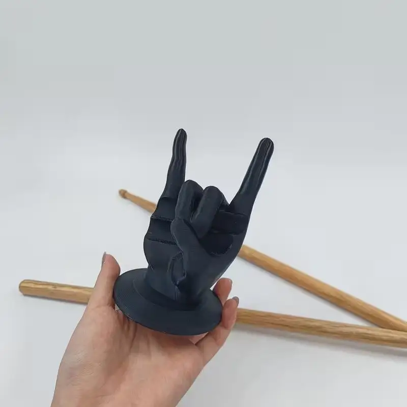 Drumstick Display Stand Rock Hand Shape Holder Rack For Music Room Decor Drummer Gift