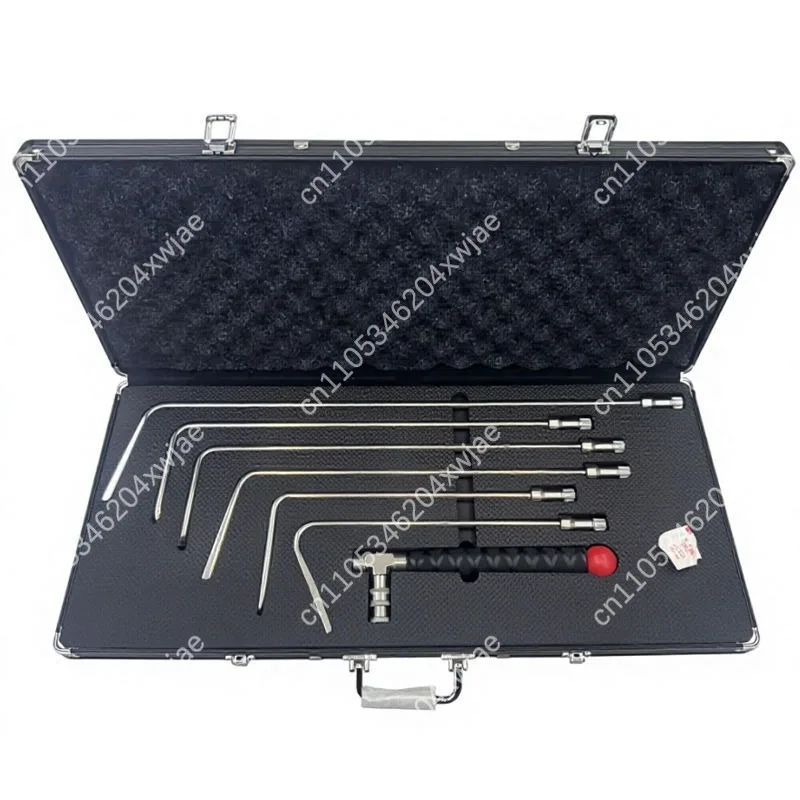 7PCS Car Dent Repair Kit Quick Release Hook Set Removable Handle Lever Bar Tool For Paintless Dent Removal PDR Tool