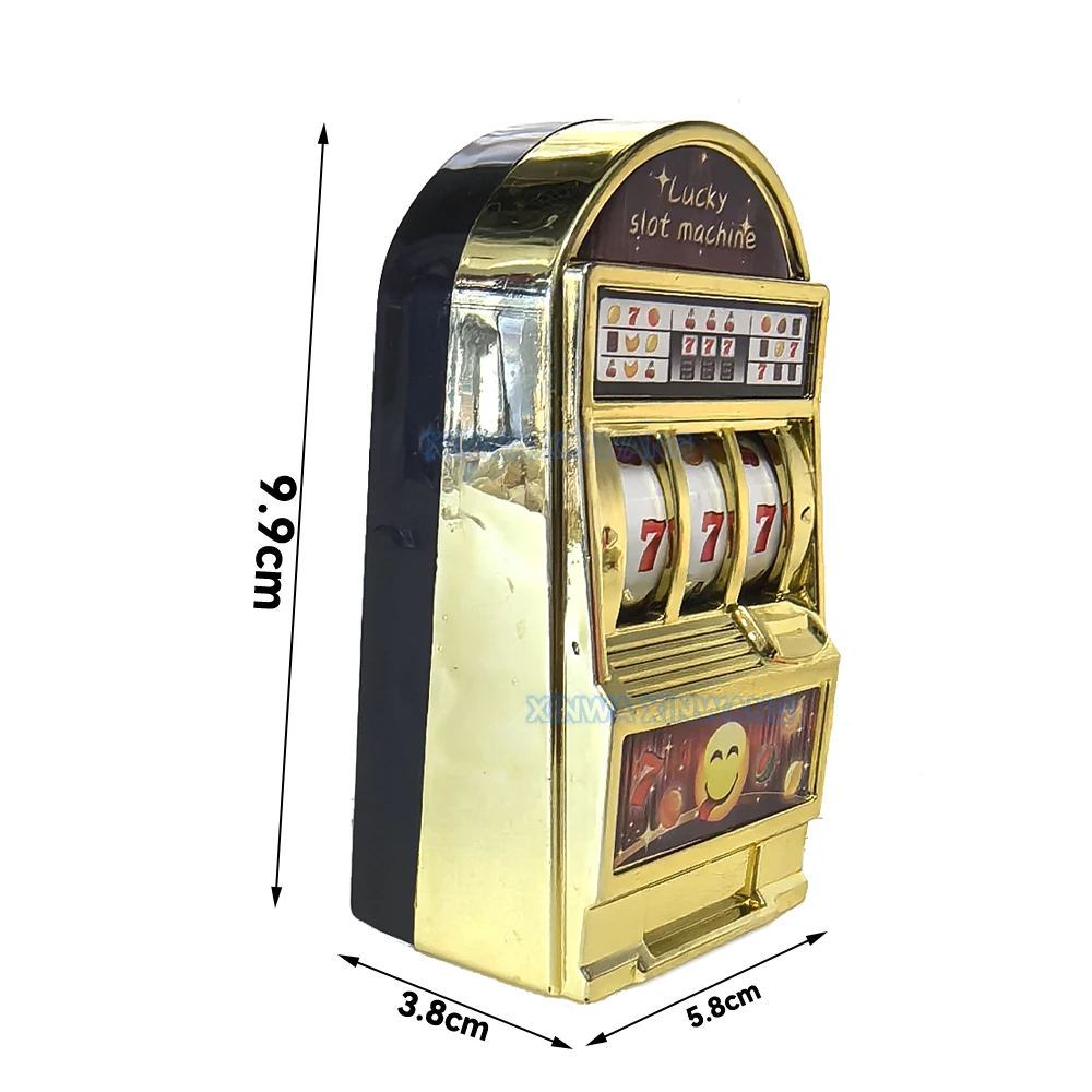 Children Handheld Lottery Machine Toy Learning Slot Game Machine Winning Rocking Mini Lucky Jackpot 777 Fruit For Birthday Party