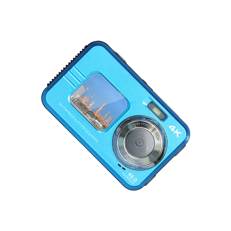 Excam4800 Explosion-proof Point Shoot Digital Camera 4K Intrinsically Safe IP68 Waterproof SD Card Lithium Battery Dual Screen
