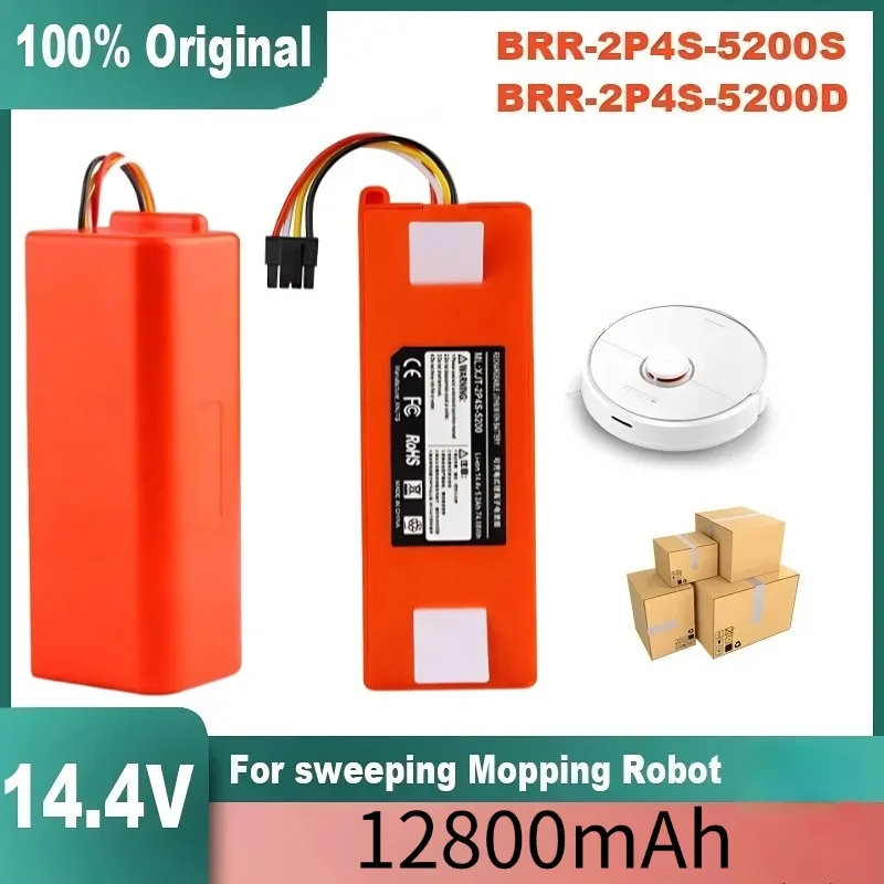 

14.4V 6500mAh Replacement Battery for XiaoMi 1S Roborock S5MAX S6MAXV S7 S75 Sweeping Mopping Robot Vacuum Cleaner