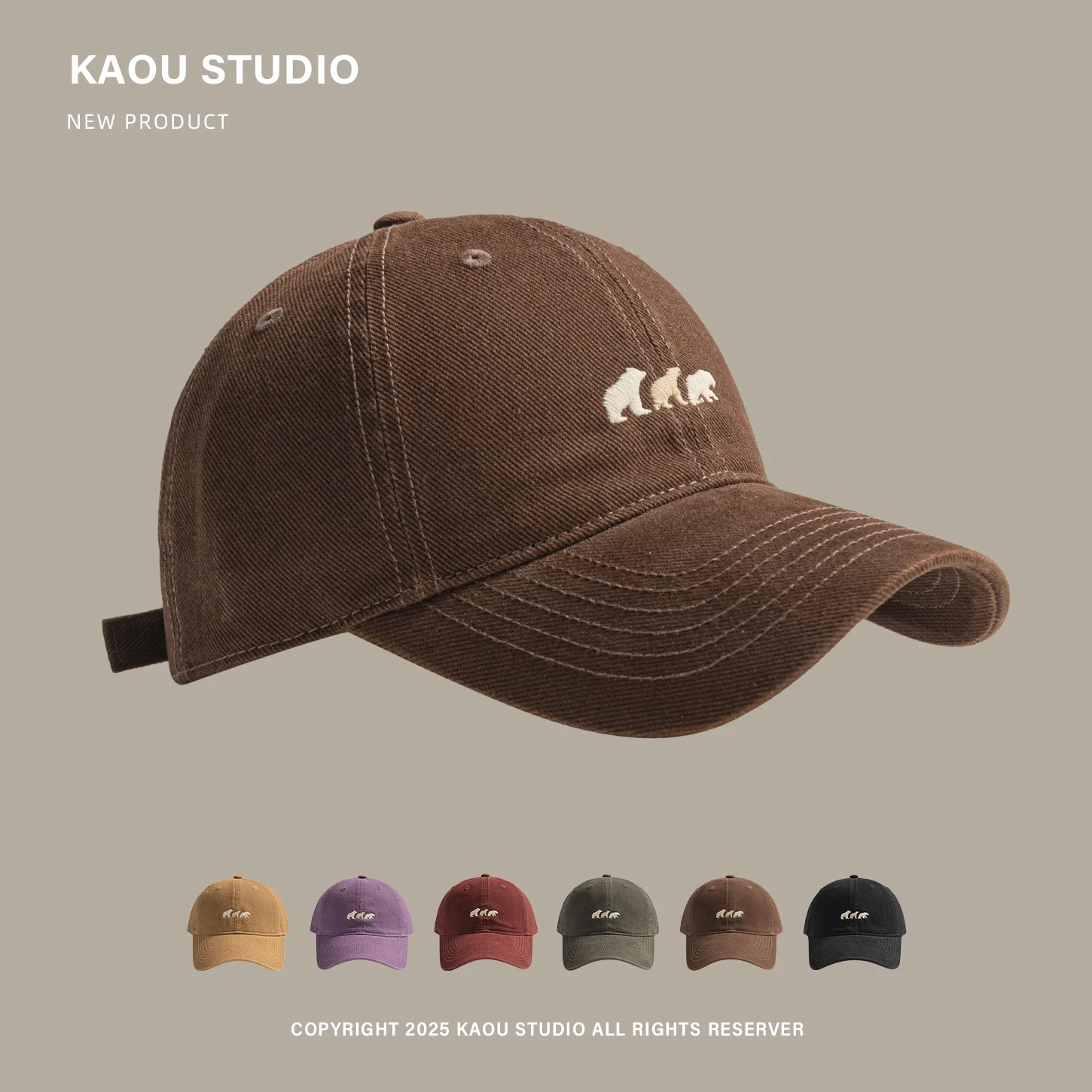 

Spring and Autumn New Style Duckbill Cap for Men and Women, Embroidered Versatile Casual Fashion Baseball Cap