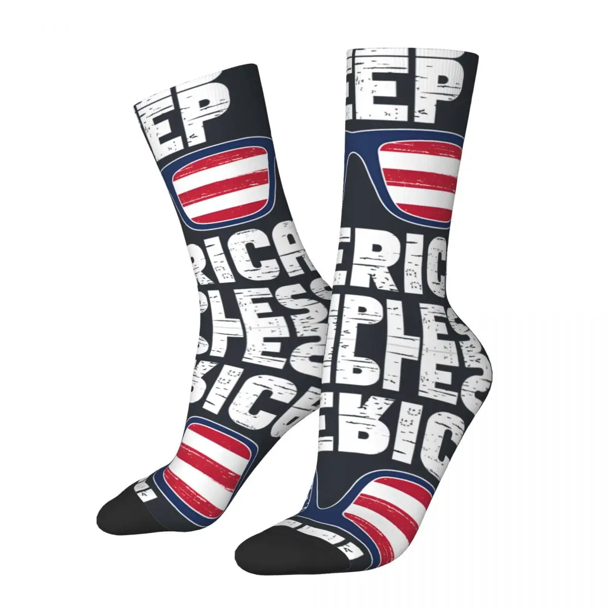 Keep America Trumpless Pro Biden Men's Socks Vintage Harajuku trump girl Street Style Novelty Pattern Crew Sock