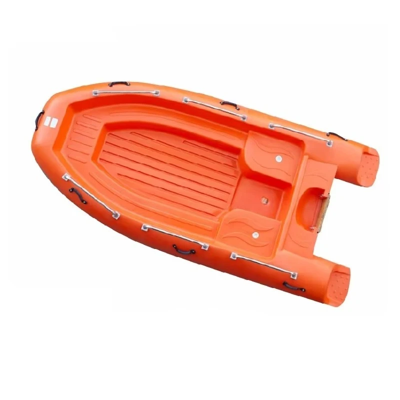 Cruiser Polyethylene Plastic Water Rescue Boat with Outboard Engine