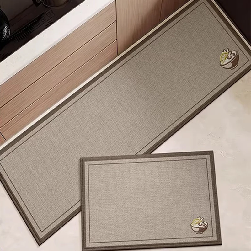 Carpet for Kitchen Soft Comfortable Loop Pile Carpets Home Decor Floor Mat Long Modern Minimalist Style Rug Alfombras De Cocina