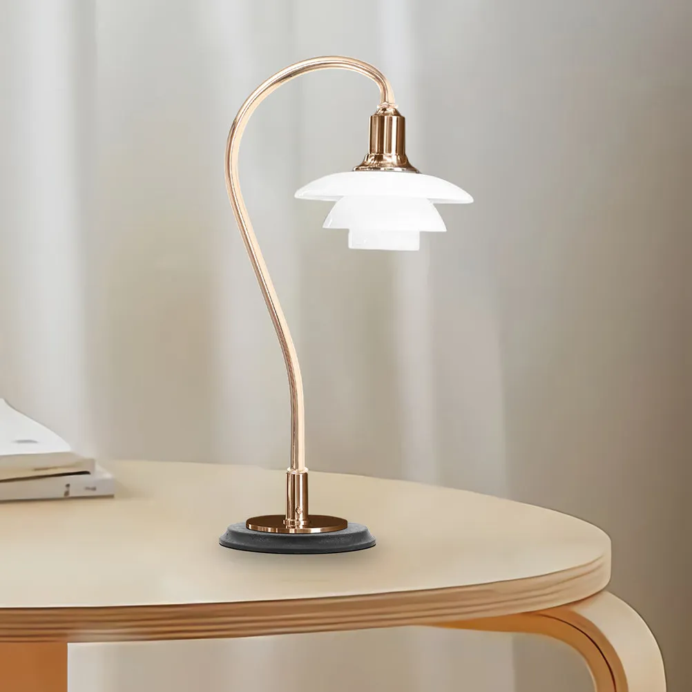 

2Pcs Round Desk Lamp Base Weighted Block Smooth Surface Stable Table Light Holder Accessory for DIY Lamp Repair